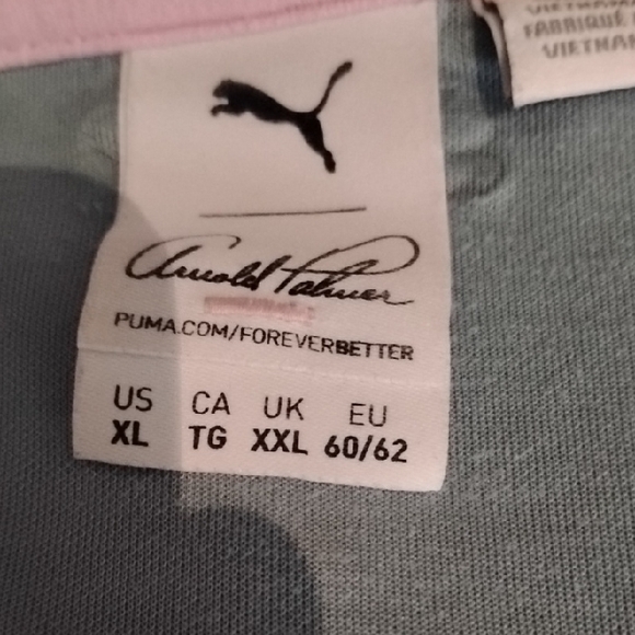 Puma Gray Polo with Subtle Patterns - Picture 4 of 5